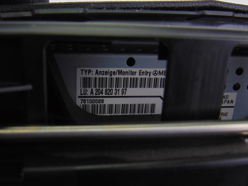  PANTALLA MULTIFUNCION Mercedes-Benz CLASE C (BM 204) BERLINA 