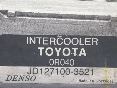 INTERCOOLER, TOYOTA, VERSO (AUR2/ZGR2)