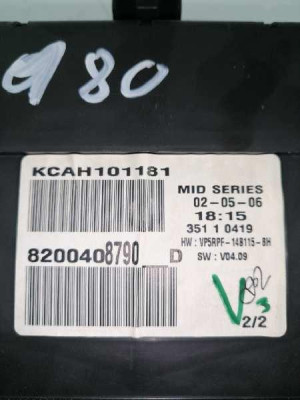 CUADRO INSTRUMENTOS, RENAULT, MEGANE II BERLINA 3P