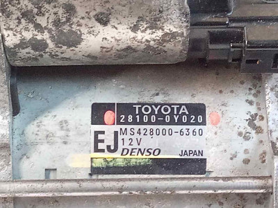 MOTOR ARRANQUE, TOYOTA, AURIS (E15)