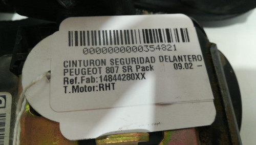  CINTURON SEGURIDAD DELANTERO DERECHO PEUGEOT 807 