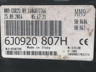 CUADRO INSTRUMENTOS, SEAT, IBIZA BERLINA (6J5)