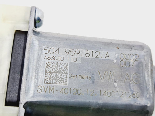 MOTOR ELEVALUNAS TRASERO DERECHO VOLKSWAGEN GOLF VII (5G1/BE1) 