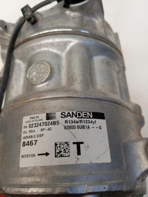 COMPRESOR AIRE ACONDICIONADO, NISSAN, JUKE (F16)