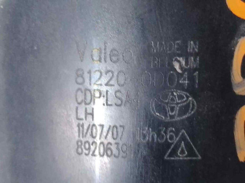 FARO ANTINIEBLA IZQUIERDO TOYOTA AURIS (E15) 