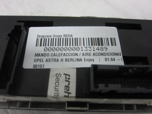  MANDO CALEFACCION / AIRE ACONDICIONADO Opel ASTRA H BERLINA 