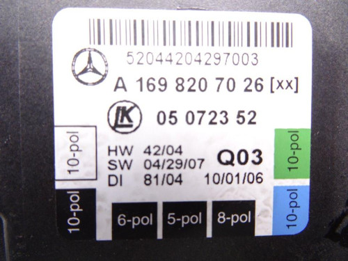  MODULO ELECTRONICO MERCEDES-BENZ CLASE A (BM 169) 