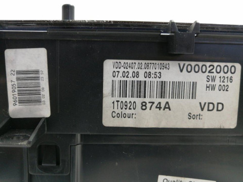  CUADRO INSTRUMENTOS VOLKSWAGEN TOURAN (1T2) 