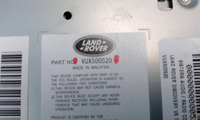 SISTEMA AUDIO / RADIO CD, LAND ROVER, DISCOVERY