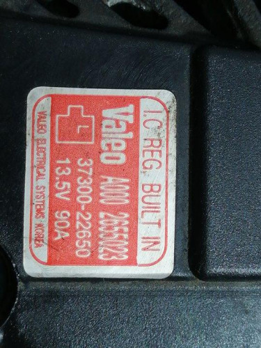  ALTERNADOR, KIA, RIO (JB) 