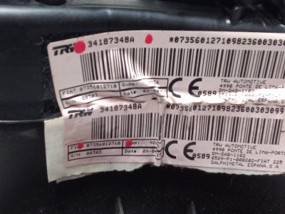 AIRBAG DELANTERO IZQUIERDO, FIAT, III FIORINO (225)