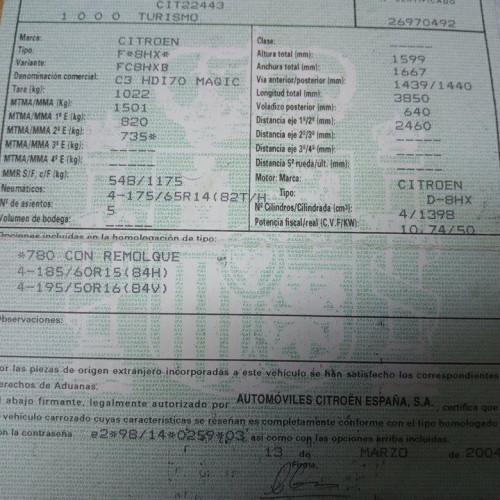  CITROEN C3 