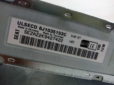 NO IDENTIFICADO, SEAT, IBIZA BERLINA (6J5)