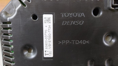 CUADRO INSTRUMENTOS TOYOTA YARIS (KSP1/NLP1/NSP1) 