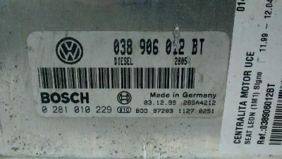 CENTRALITA MOTOR UCE, SEAT, LEON (1M1)