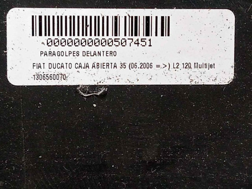  PUNTERA DELANTERA DERECHA DE PARAGOLPES, FIAT, DUCATO 3 CAMIÓN 35 