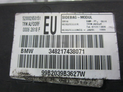 AIRBAG LATERAL DERECHO, BMW, SERIE 3 BERLINA (E46)