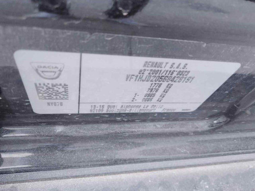 DACIA DUSTER II — vehículo donante para recambios 