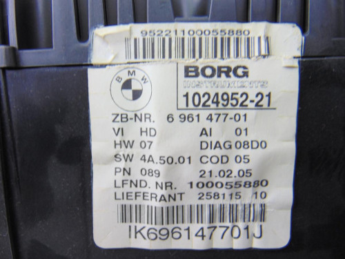 CUADRO INSTRUMENTOS BMW SERIE 1 BERLINA (E81/E87) 