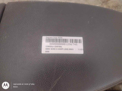  CONSOLA CENTRAL, BMW, SERIE 6 COUPE (E63) 