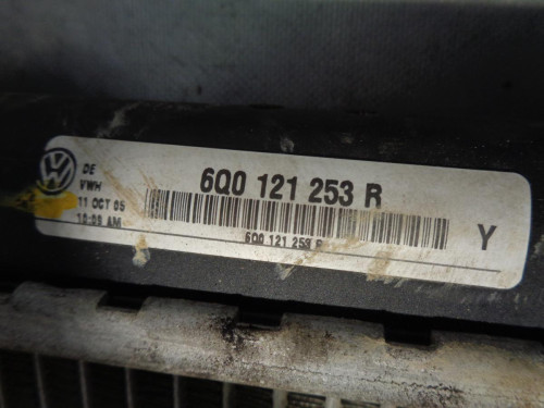 RADIADOR AGUA SKODA FABIA (6Y2/6Y3) 