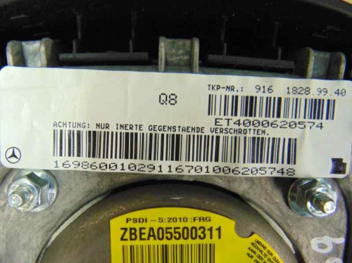  KIT AIRBAG MERCEDES-BENZ CLASE A (BM 169) 