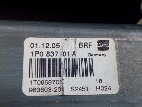  ELEVALUNAS DELANTERO IZQUIERDO SEAT LEON (1P1) 