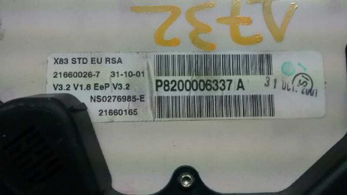 CUADRO INSTRUMENTOS, RENAULT, TRAFIC II FURGÓN 
