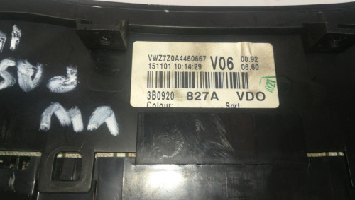 CUADRO INSTRUMENTOS VOLKSWAGEN PASSAT BERLINA (3B3) 