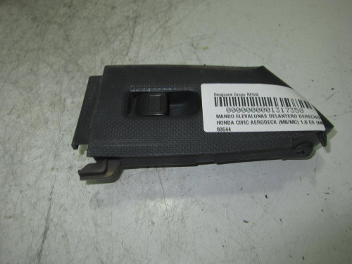 MANDO ELEVALUNAS DELANTERO DERECHO Honda CIVIC AERODECK (MB/MC) 