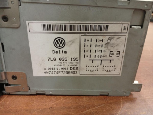 SISTEMA AUDIO / RADIO CD VOLKSWAGEN TOUAREG (7LA) 