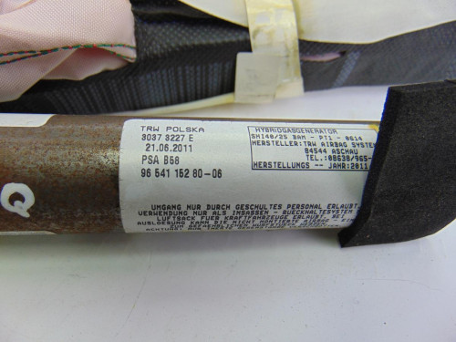  AIRBAG CORTINA DELANTERO IZQUIERDO Citroen C4 PICASSO 
