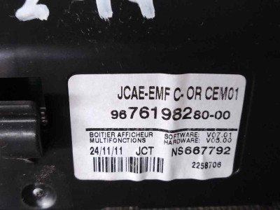 PANTALLA MULTIFUNCION, CITROEN, C4 BERLINA