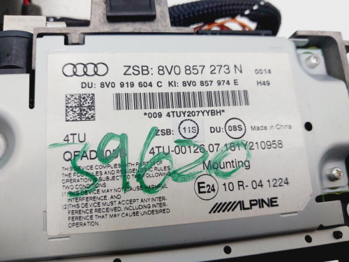 SISTEMA AUDIO / RADIO CD Audi A3 (8VK) 