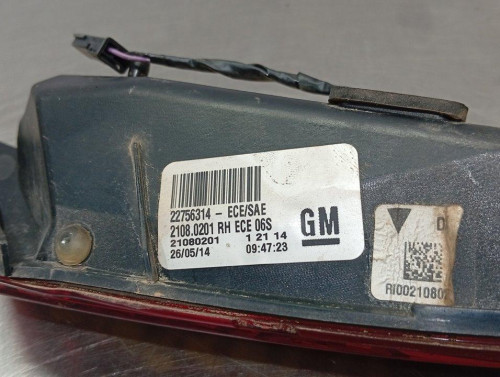 PILOTO TRASERO DERECHO INTERIOR OPEL INSIGNIA BERLINA 