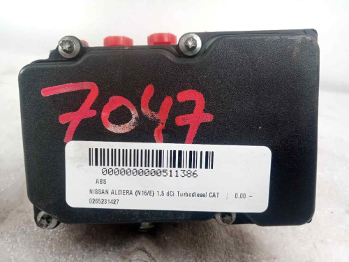  ABS, NISSAN, ALMERA (N16/E) 