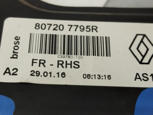 ELEVALUNAS DELANTERO DERECHO Renault KADJAR 