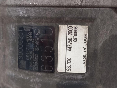  COMPRESOR AIRE ACONDICIONADO OPEL CORSA E 