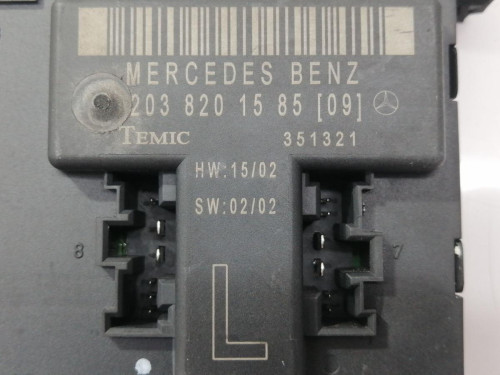  MODULO ELECTRONICO MERCEDES-BENZ CLASE C (BM 203) BERLINA 