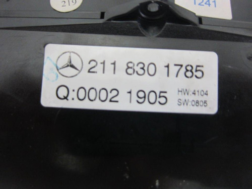  MANDO CALEFACCION / AIRE ACONDICIONADO Mercedes-Benz CLASE E (BM 211) BERLINA 