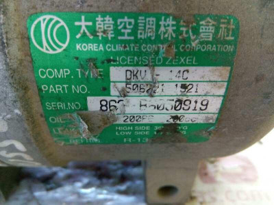 COMPRESOR AIRE ACONDICIONADO