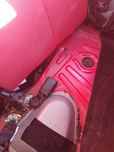 ENGANCHE CINTURON TRASERO IZQUIERDO, PEUGEOT, 107