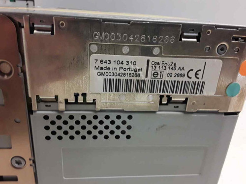 SISTEMA AUDIO / RADIO CD OPEL CORSA C 