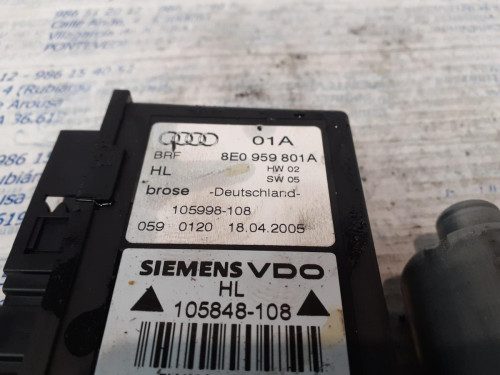  MOTOR ELEVALUNAS TRASERO IZQUIERDO 