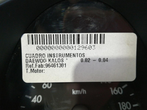  CUADRO INSTRUMENTOS 