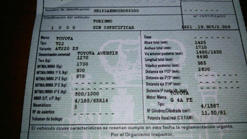 TOYOTA — автомобиль-донор на запчасти 