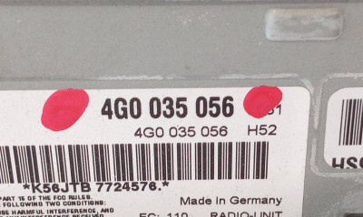 SISTEMA AUDIO / RADIO CD, AUDI, Q5 (8R)