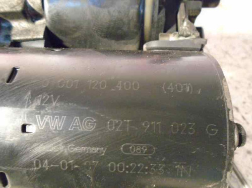  MOTOR ARRANQUE SKODA FABIA (6Y2/6Y3) 