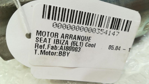  MOTOR ARRANQUE Seat IBIZA (6L1) 