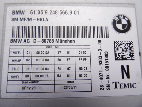 MODULO ELECTRONICO, BMW, SERIE 7 (F01/F02)